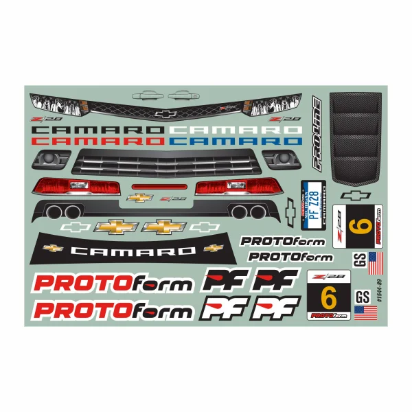 ProtoForm Chevy Camaro Z28 Clear 190mm Bodyshell
