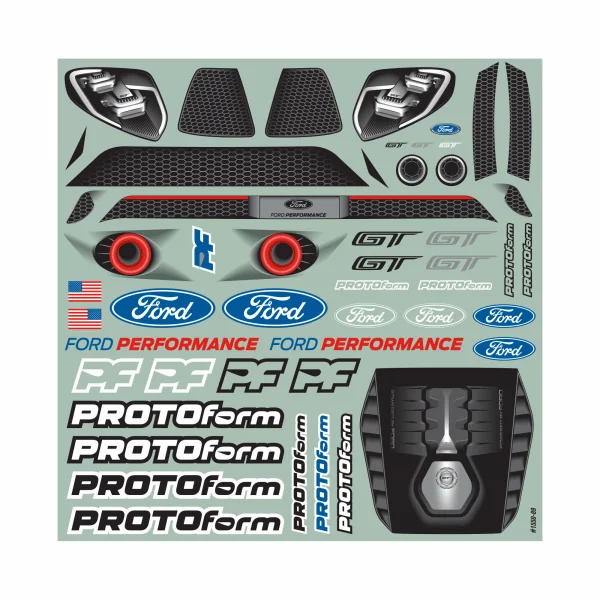 ProLine Protoform Ford GT Lightweight Clear Bodyshell 190mm