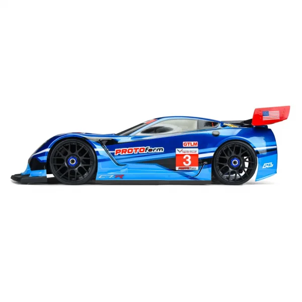 Protoform Chevrolet Corvette C7.R Clear Bodyshell for 1:8 GT1 Short