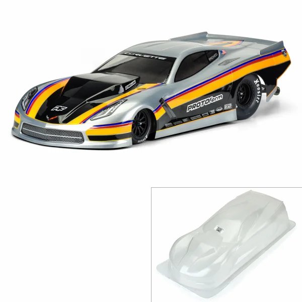 ProLine Protoform Chevrolet Corvette C7 Pro-Mod Drag Body For Modified Traxxas Slash