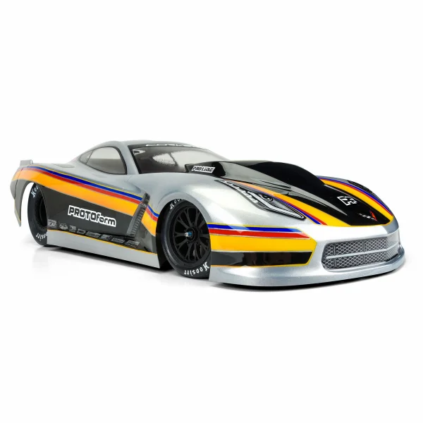 ProLine Protoform Chevrolet Corvette C7 Pro-Mod Drag Body For Modified Traxxas Slash