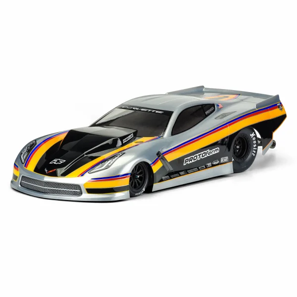 ProLine Protoform Chevrolet Corvette C7 Pro-Mod Drag Body For Modified Traxxas Slash
