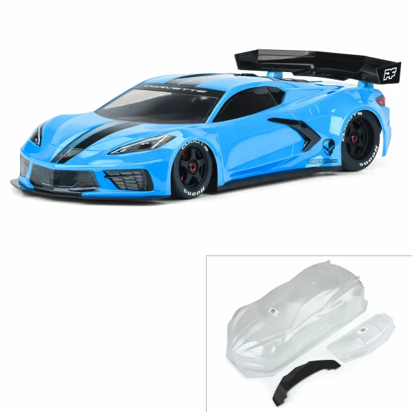 1/7 Chevrolet Corvette C8 Clear Body: ARRMA Felony And Infract