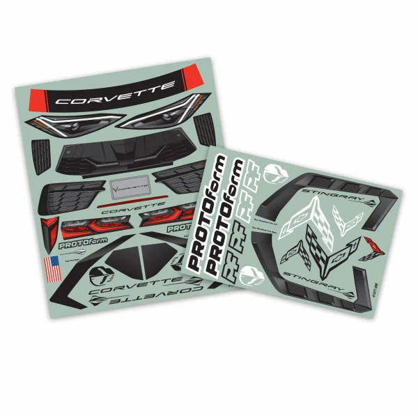 1/7 Chevrolet Corvette C8 Clear Body: ARRMA Felony And Infract