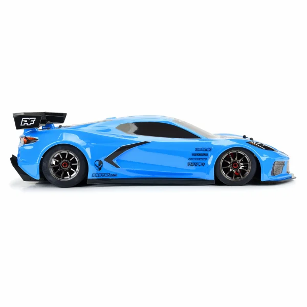 Protoform Chevy Corvette C8 Arrma Felony Bodyshell - Pre Painted Blue