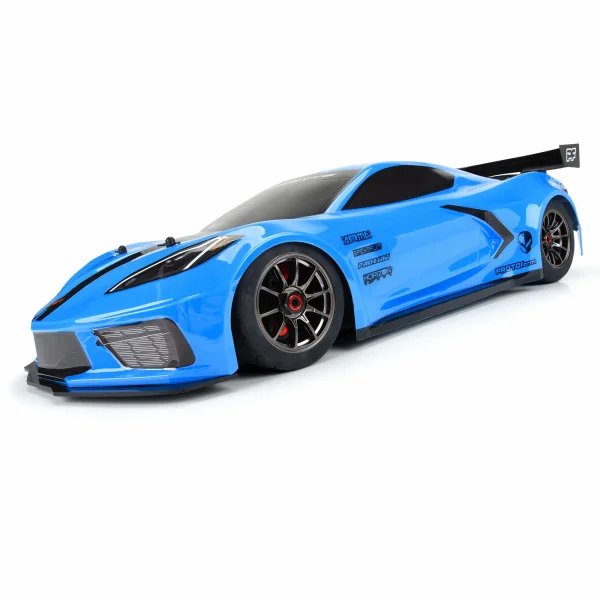 Protoform Chevy Corvette C8 Arrma Felony Bodyshell - Pre Painted Blue