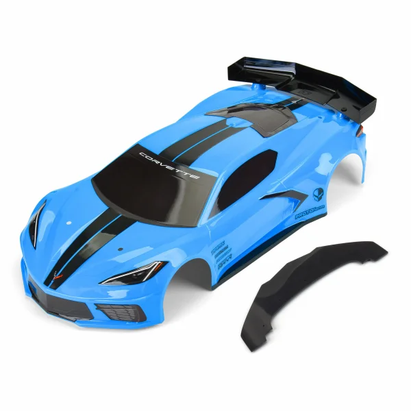 Protoform Chevy Corvette C8 Arrma Felony Bodyshell - Pre Painted Blue