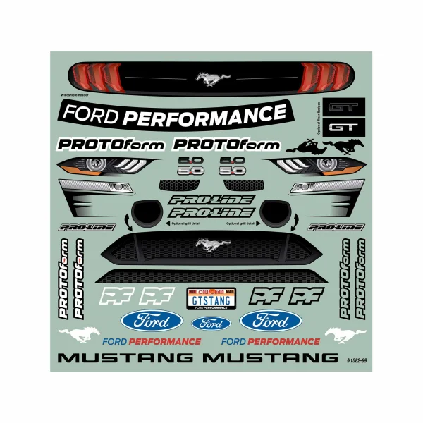 ProLine 2021 Ford Mustang Body Clear Arrma Vendetta/Infraction