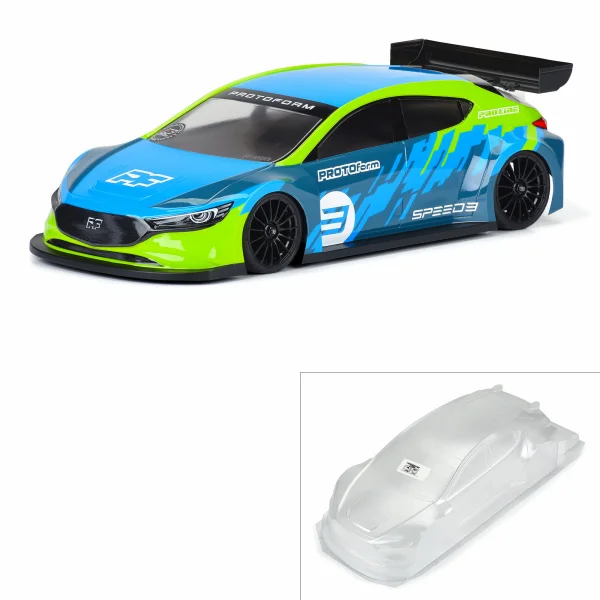 Protoform Speed3 Clear FWD (Frontie) Bodyshell - 190mm