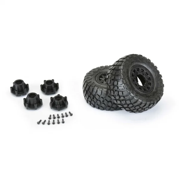 ProLine BF Goodrich Baja KR2 M2 SC Tyres on Black Raid 6X30 Wheels (2)