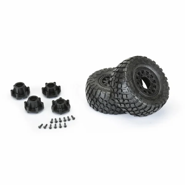 ProLine BF Goodrich Baja KR2 M2 SC Tyres on Black Raid 6X30 Wheels (2)