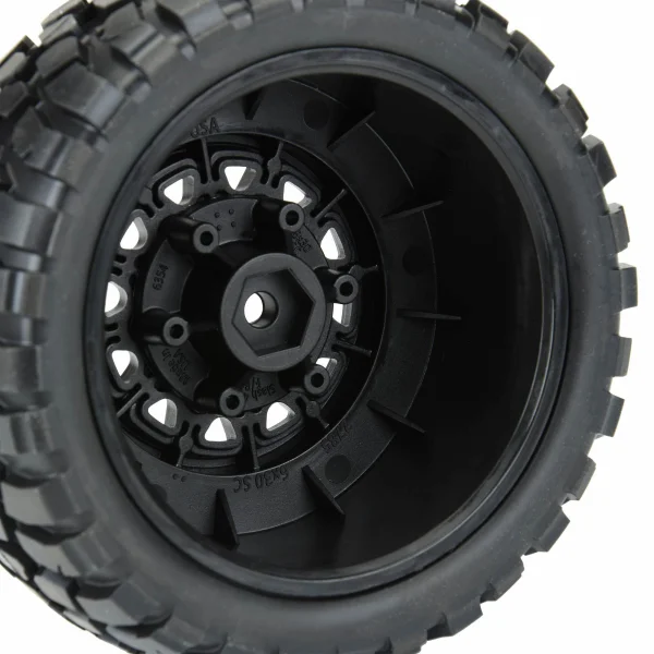 ProLine BF Goodrich Baja KR2 M2 SC Tyres on Black Raid 6X30 Wheels (2)