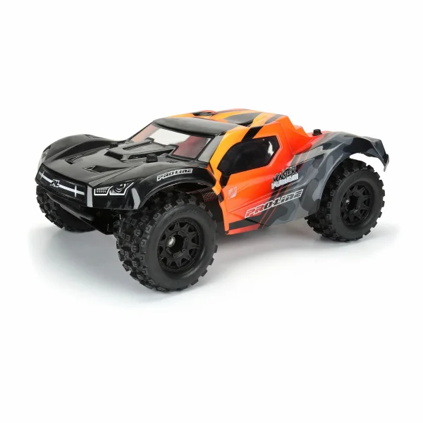 ProLine Badlands MX28 2.8 Tyres Mounted on Black Raid 6X30 Removable Hex Wheels - 12mm Hex