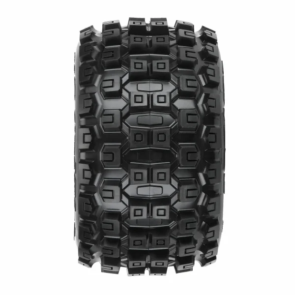 ProLine Badlands MX 3.8 Tyres Mounted on Raid Black 8X32 Wheels - 17mm Hex