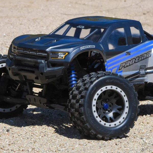 ProLine Badlands MX43 Tyres Mounted on IMPULSE Pro-Loc Beadloc X-MAXX Wheels (2)