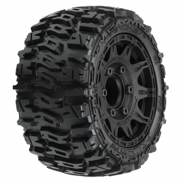 ProLine Trencher 2.8 LP Mounted on Black Raid 6X30 Wheels (2)