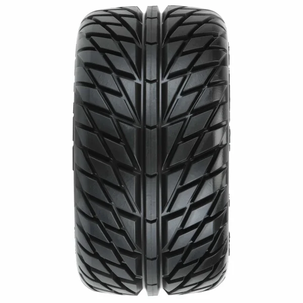 ProLine Street Fighter 2.8 Tyres Mounted on Black Raid 6X30 Removable Hex Wheels - 12mm Hex