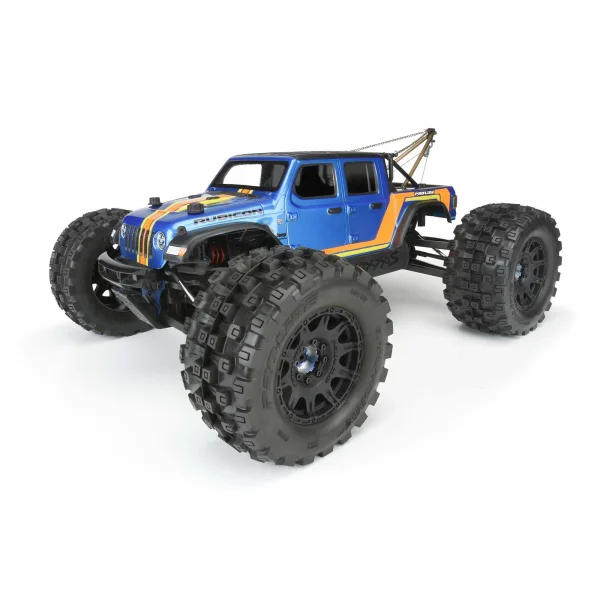 ProLine Badlands MX38 HP Belted 3.8 Tyres Mounted on Raid Black 8X32 Wheels - 17mm Hex