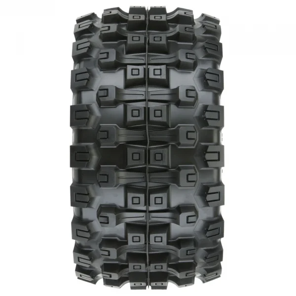 ProLine Badlands MX38 HP Belted 3.8 Tyres Mounted on Raid Black 8X32 Wheels - 17mm Hex