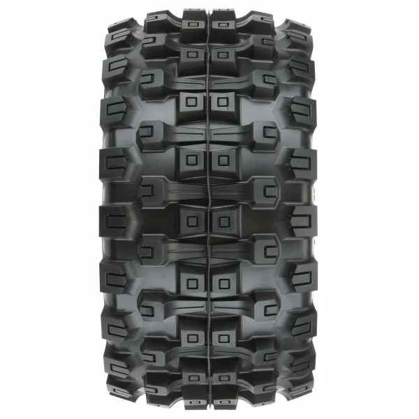 ProLine Badlands MX38 HP Belted 3.8 Tyres Mounted on Raid Black 8X32 Wheels - 17mm Hex