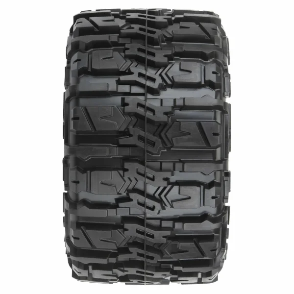 ProLine Trencher HP Belted 2.8 Tyres Mounted On Black 6X30 Removable Hex Wheels - 12mm Hex