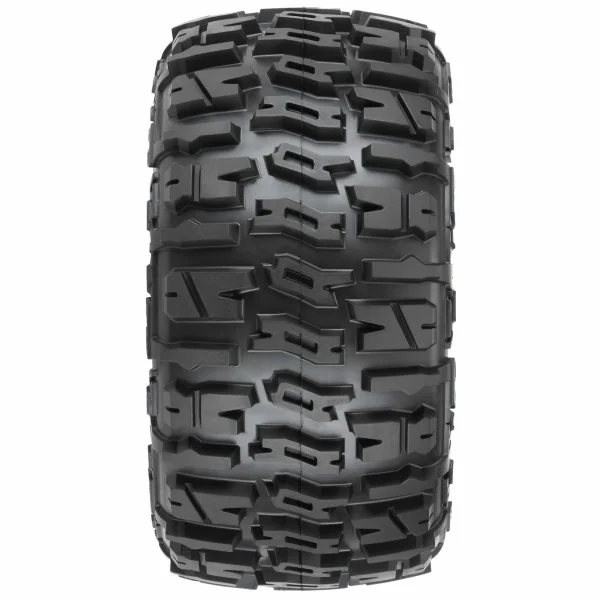 ProLine Trencher 3.8 LP Mounted on Black Raid 8x32 17mm Hex Wheels (2)