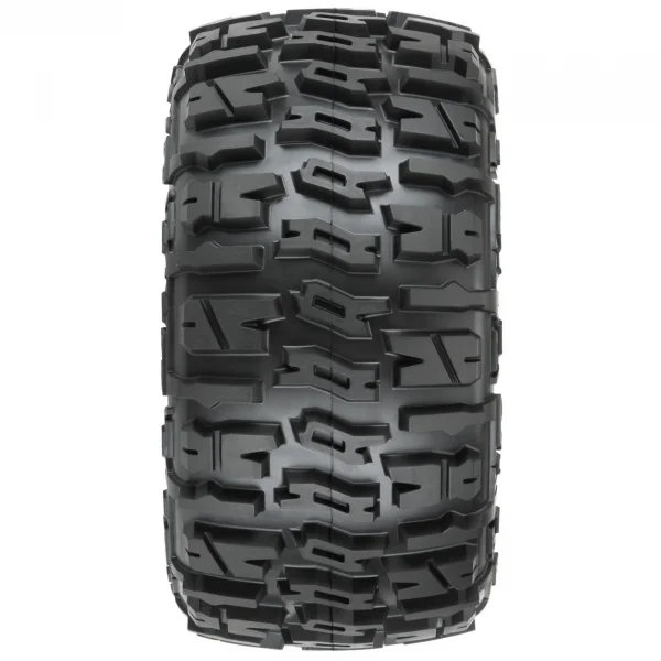 ProLine Trencher 3.8 LP Mounted on Black Raid 8x32 17mm Hex Wheels (2)