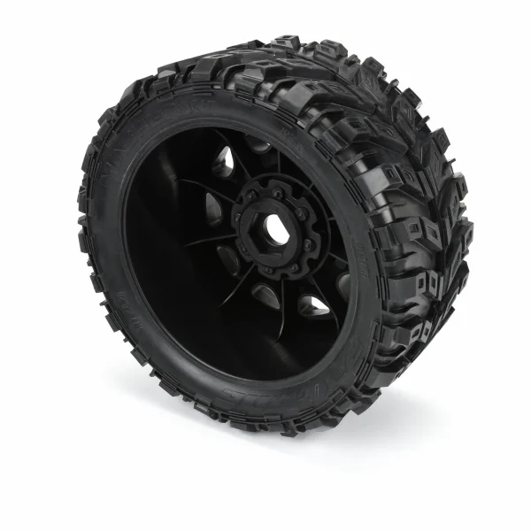 ProLine Masher X HP 5.7 Tyres Mounted on Raid 8x48 Wheels (2)