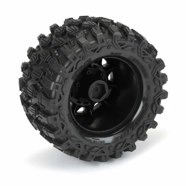 ProLine Hyrax 2.8 Tyres On Raid Black 6x30 Wheels (2)