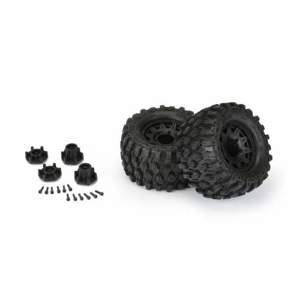 ProLine Hyrax 2.8 Tyres On Raid Black 6x30 Wheels (2)