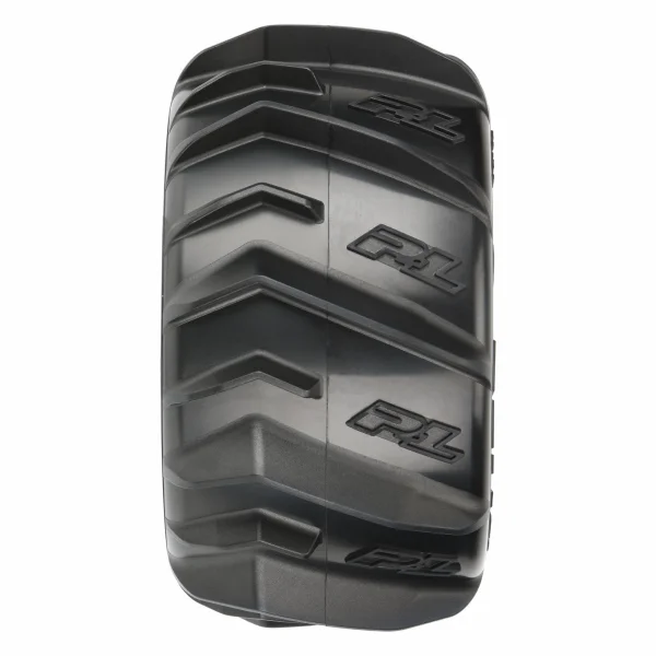 ProLine Dumont 2.8 Sand Paddle Tyres on Raid Black 6x30 12mm Hex Wheels (2)