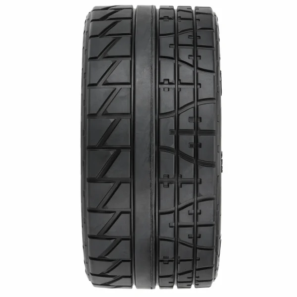 Menace HP 5.7 Street Belted Tires Mounted on Raid Black 8x4 Wheels (2) ** CLEARANCE **