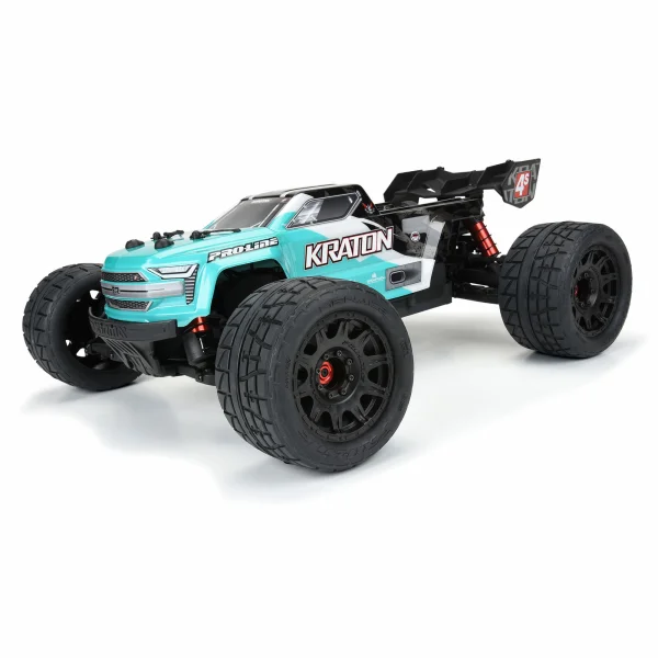 ProLine Menace HP 3.8 Belted Tyre On Raid Black 8x32 17mm Hex Wheels (2)