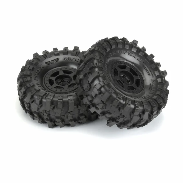 ProLine Mickey Thompson Baja Pro X 1.9 G8 Tyres - Mounted On Black Holcomb Wheels (2)