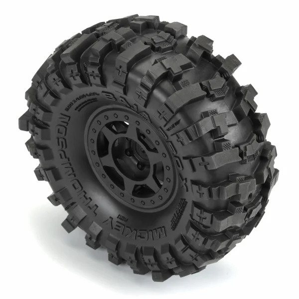 ProLine Mickey Thompson Baja Pro X 1.9 G8 Tyres - Mounted On Black Holcomb Wheels (2)