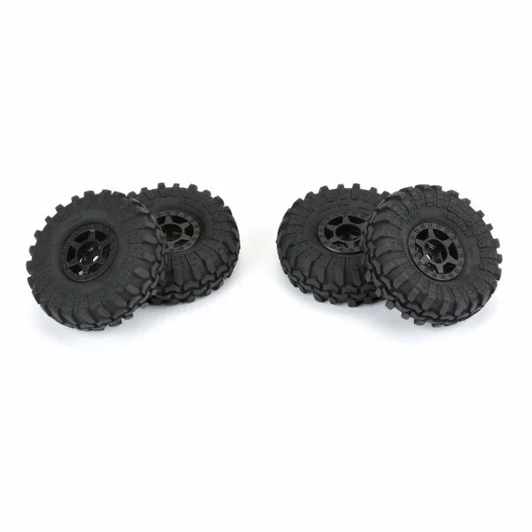 ProLine Interco Super Swamper TSL SX 1.0 on Black Holcomb Wheels - Fits Axial SCX24 (4)