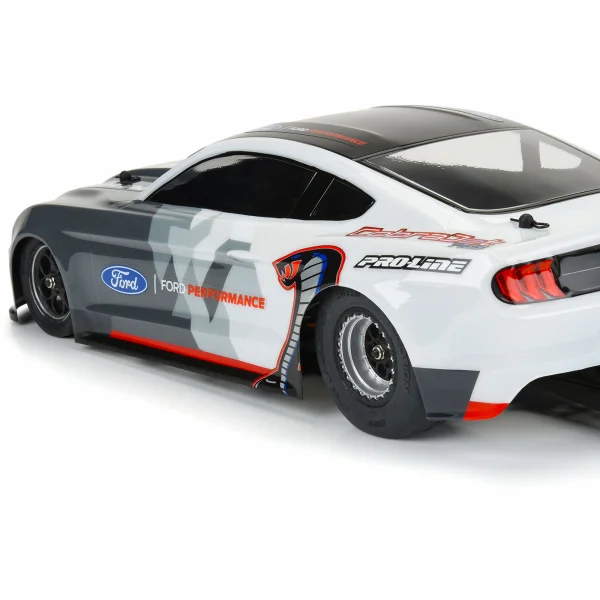 1:16 Reaction Rear Tires MTD 8mm Black/Silver (2): Losi Mini