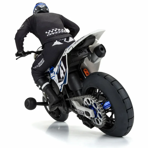 ProLine Supermoto S3 Rear Tyres Mounted on Black Losi Promoto Wheel (1)