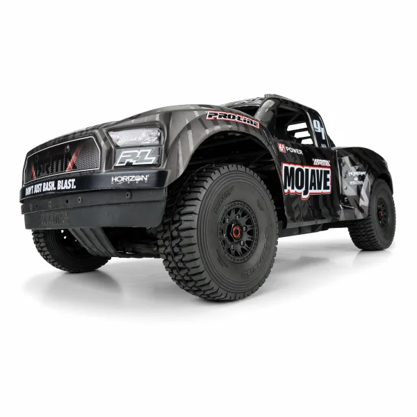 ProLine 1:7 Mirage TT Belted Tyres On 17mm Black Raid Wheels (2)