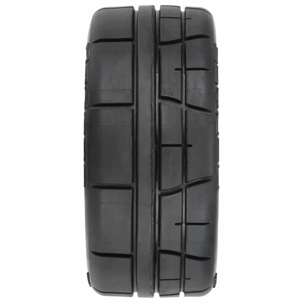 ProLine 1:8 Buggy Menace HP Belted Speed Run F/R Tires Mounted on Black 17mm Dish Wheels (2)