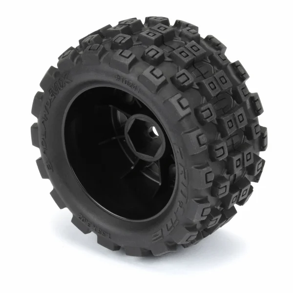 ProLine Badlands MX 1.85 Tires Mounted on Raid 12mm Hex Wheels - GROM (4)