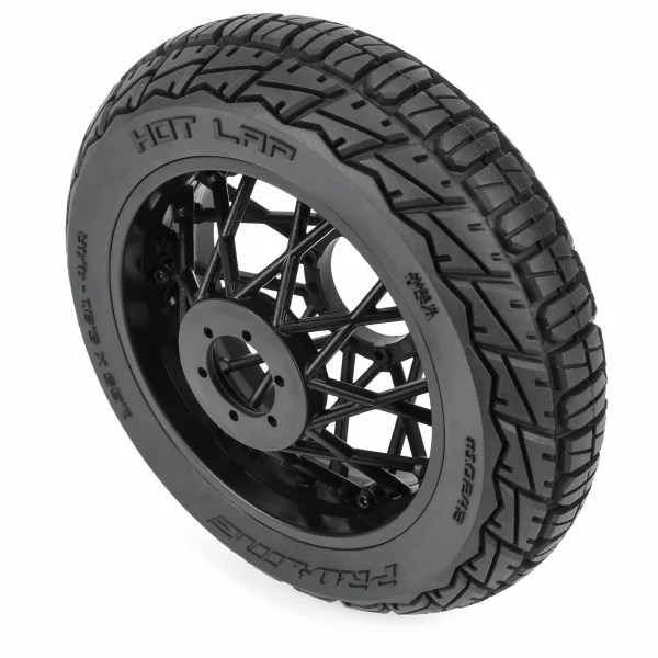 ProLine Hot Lap MX S3 Rear Tire Mounted on Black Supermoto Wheel