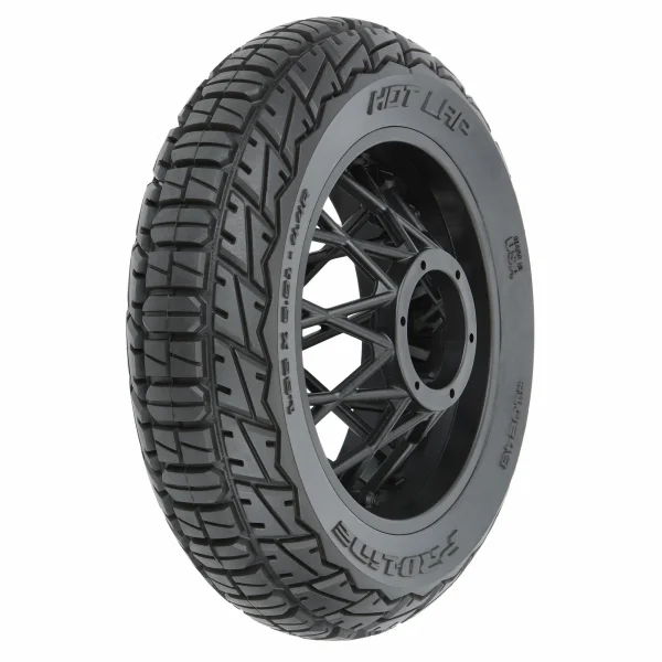 ProLine Hot Lap MX S3 Rear Tire Mounted on Black Supermoto Wheel