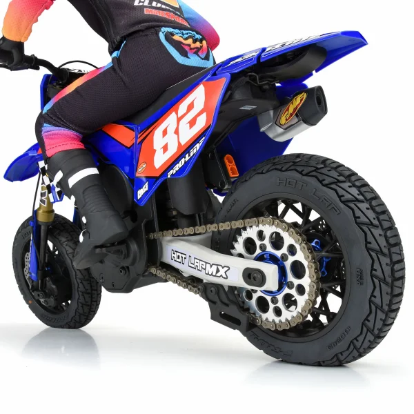 ProLine Hot Lap MX S3 Rear Tire Mounted on Black Supermoto Wheel