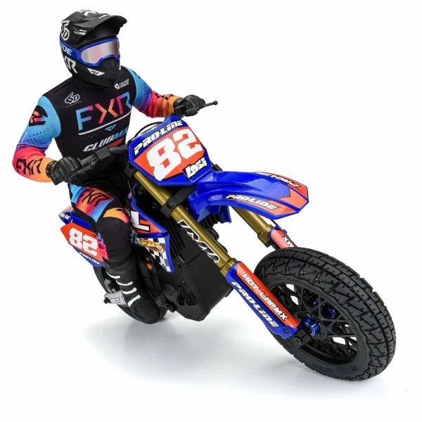 ProLine Hot Lap MX S3 Front Tire Mounted on Black Supermoto Wheel (1)
