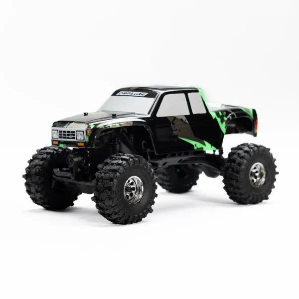 1/30 Baja Pro X Front/Rear Mounted Chrome Beast Tires (4): A