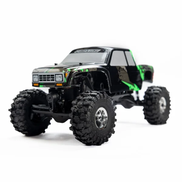 1/30 Baja Pro X Front/Rear Mounted Chrome Beast Tires (4): A