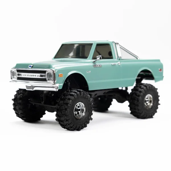 1/30 Baja Pro X Front/Rear Mounted Chrome Beast Tires (4): A