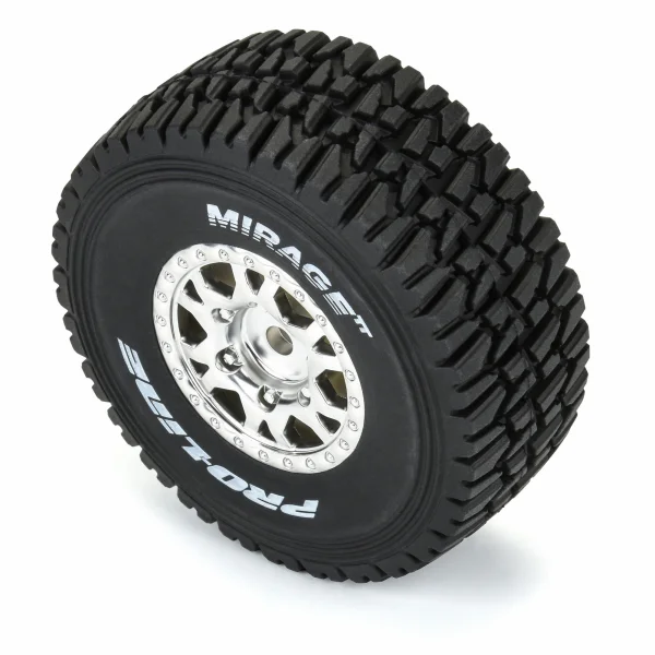ProLine 1:16 Mirage TT F/R Tires MTD 12mm Silver IMPULSE (4): Mojave