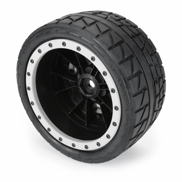 ProLine Menace HP Belted Tyres on X-MAXX Black/Grey 24mm Hex Wheels (2)